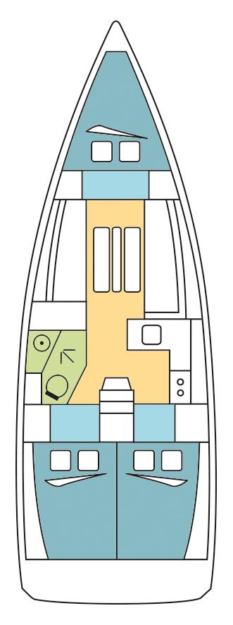 Sun Odyssey 349 - 3 cab., picture 2