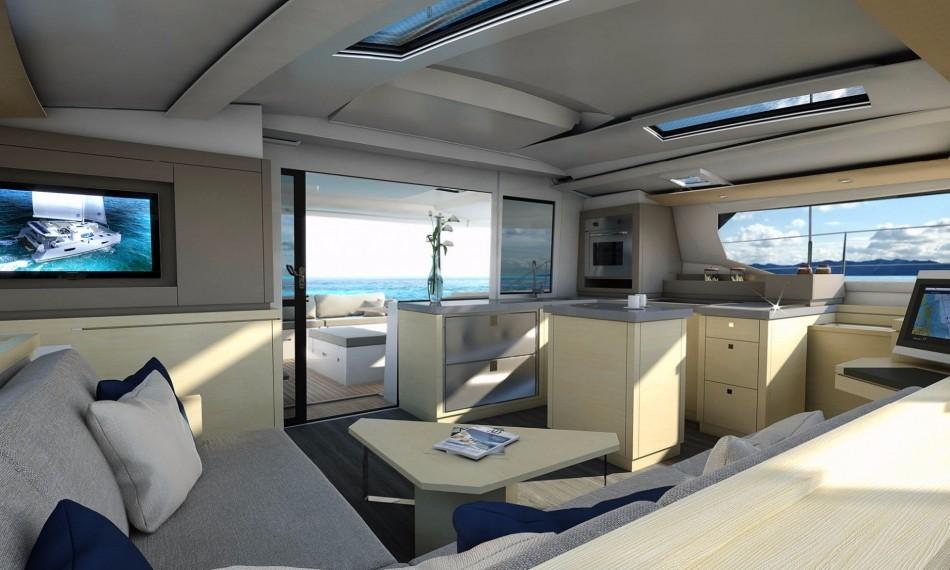 Fountaine Pajot Saona 47 Quintet - 5 + 1 cab. - PALISSANDRE , picture 6
