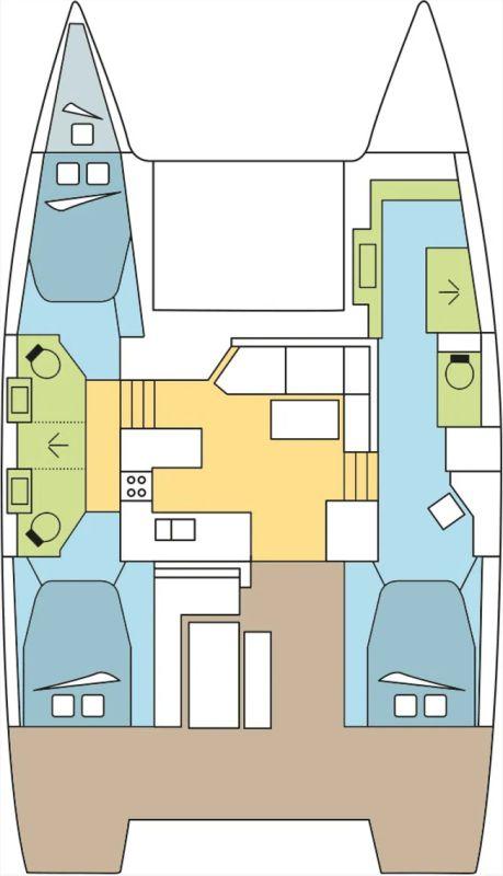 Fountaine Pajot Astrea 42 - 3 + 1 cab. - CHINOOK, picture 2