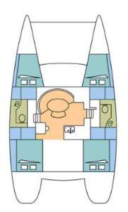 Lagoon 380 - 4 cab. - LUNASEA , picture 2