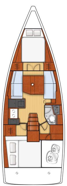 Oceanis 38.1 - 2 cab., picture 2