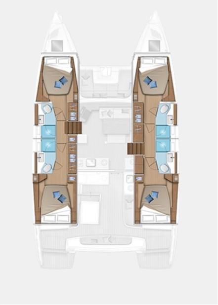 Lagoon 46 - 4 + 2 cab., picture 2