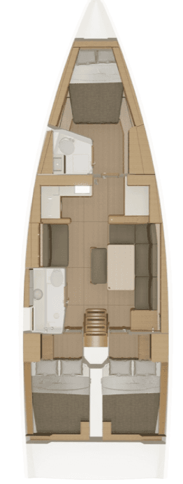 Dufour 430 - 3 cab., picture 2