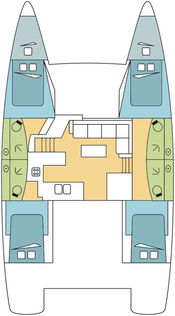 Fountaine Pajot Elba 45 - 4 + 2 cab. - Greek Beauty', picture 2