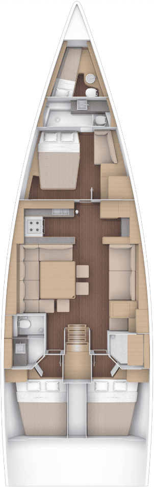 Dufour Exclusive 56 - 3 + 1 cab., picture 2