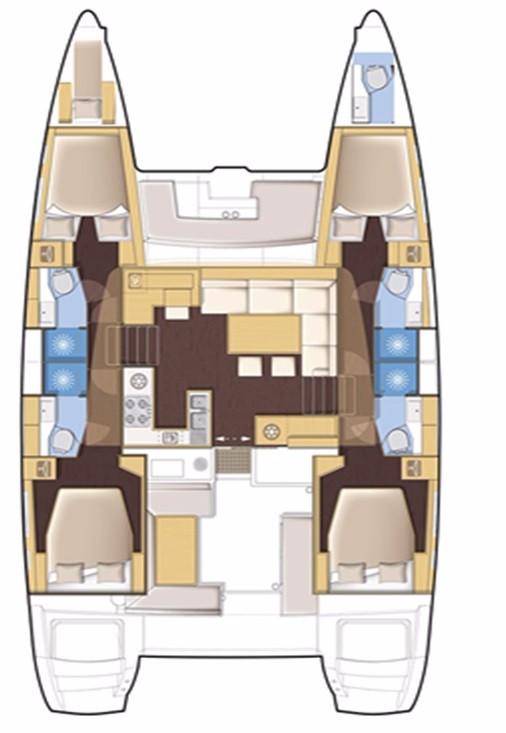 Lagoon 450 F - 4 + 2 cab., picture 2