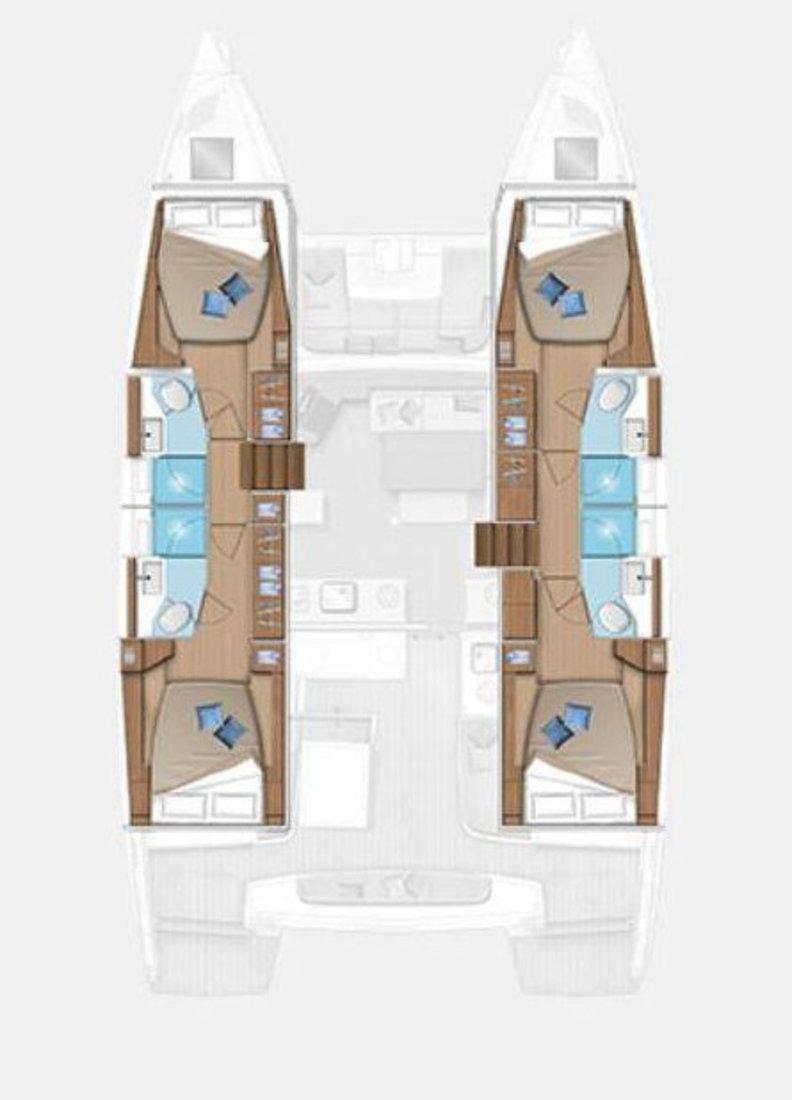 Lagoon 46 - 4 + 2 cab., picture 2