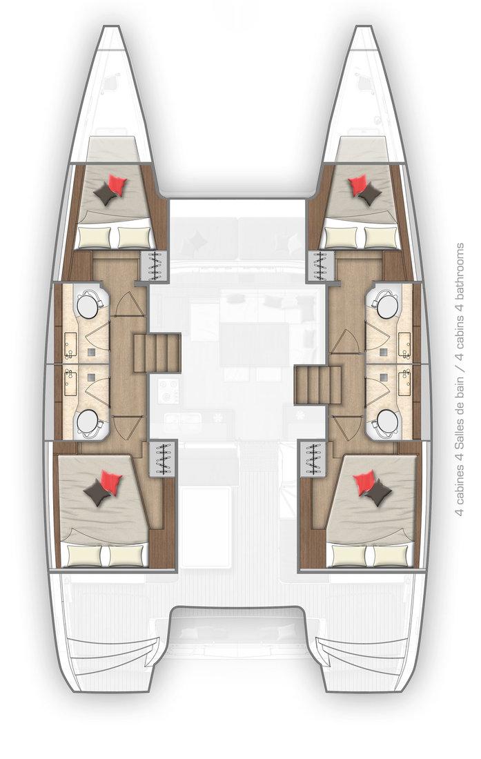 Lagoon 40 - 4 + 2 cab, picture 2