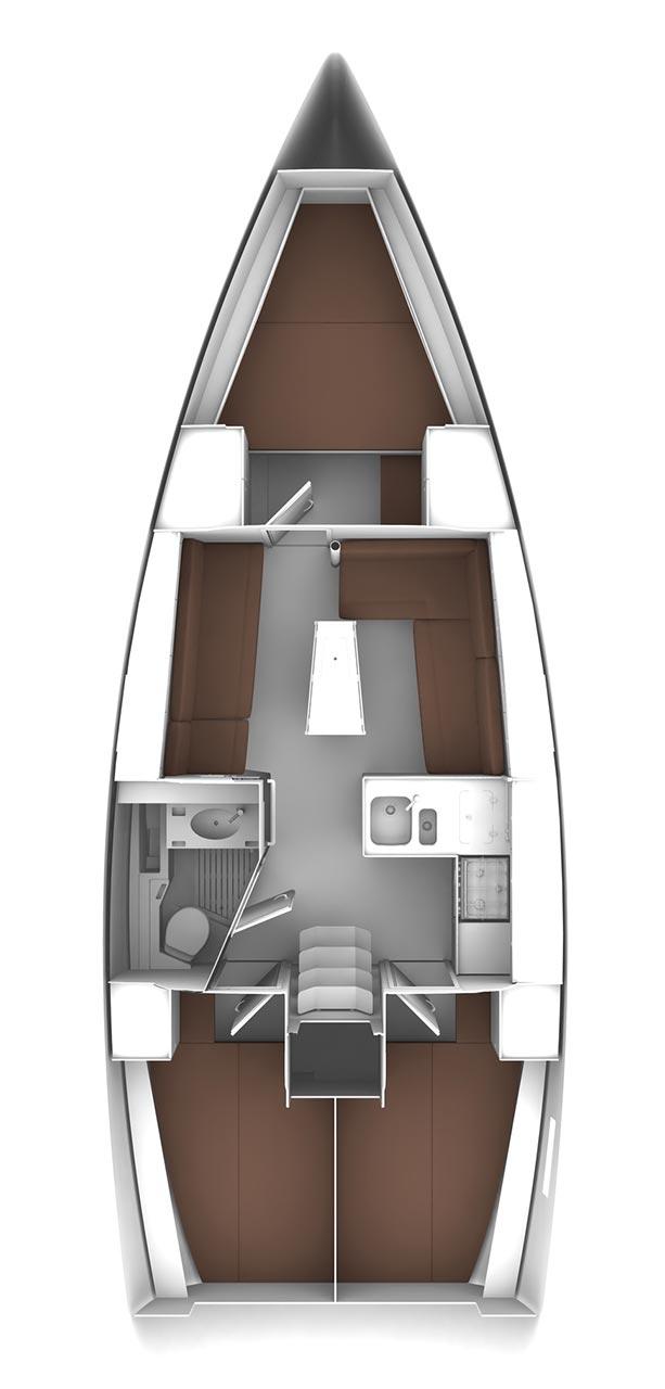 Bavaria Cruiser 37 - 3 cab., picture 2
