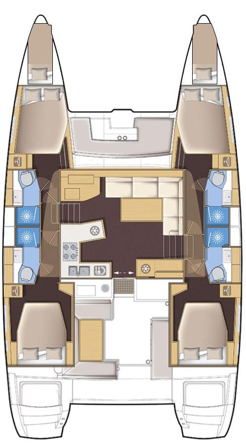 Lagoon 450 F - 4 + 2 cab., picture 2
