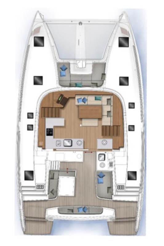 Lagoon 46 - 4 + 2 cab., picture 3