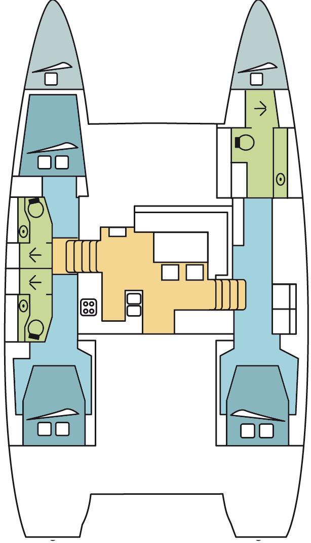 Lagoon 450 S OW Deluxe 3 + 2 cab., picture 2