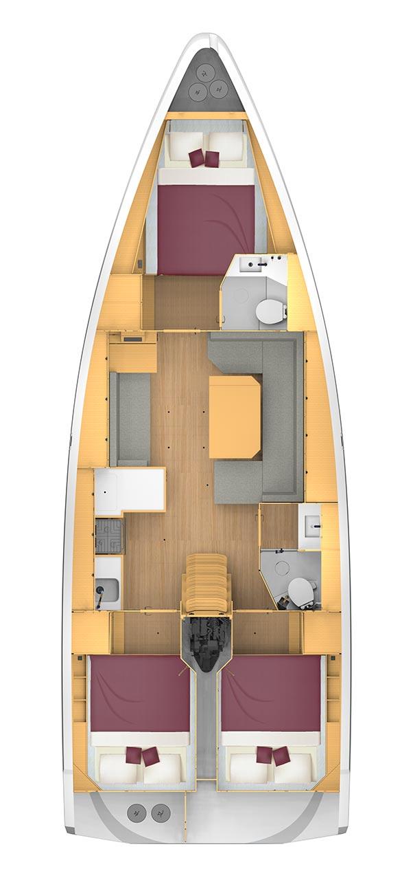 Bavaria C42, picture 2