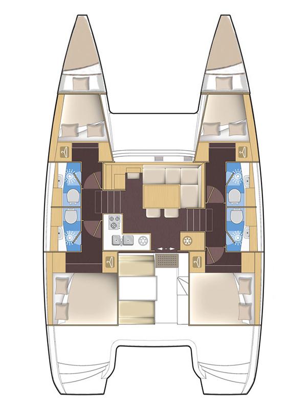 Lagoon 39 - 4 + 2 cab., picture 2