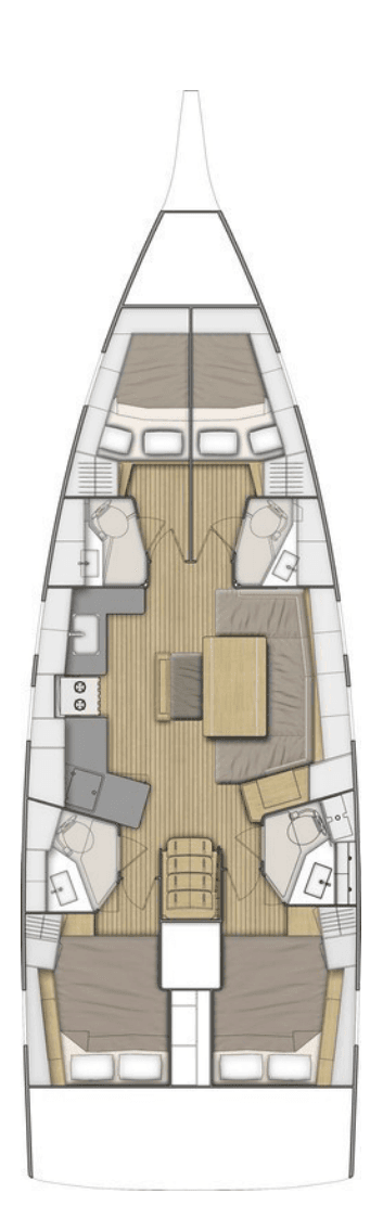 Oceanis 46.1 - 4 + 1 cab., picture 2
