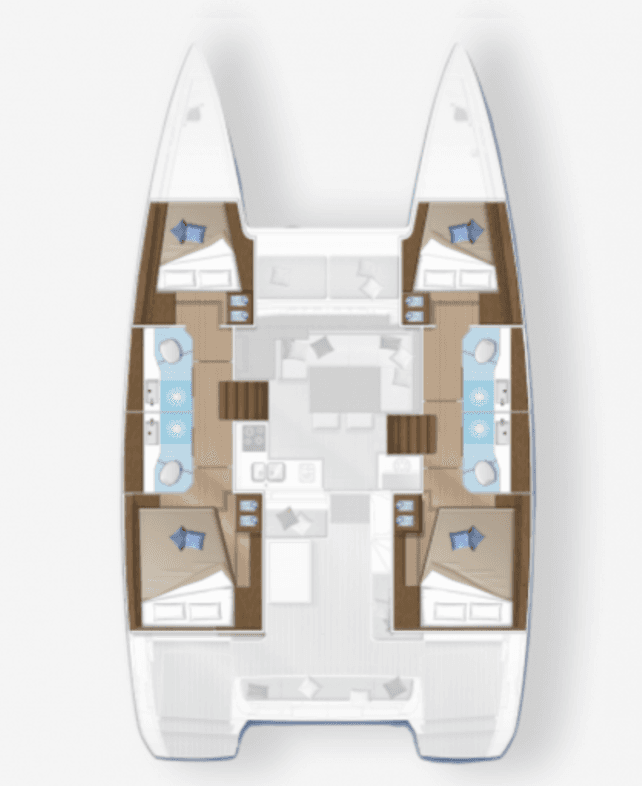 Lagoon 40 - 4 cab. - Leo, picture 2