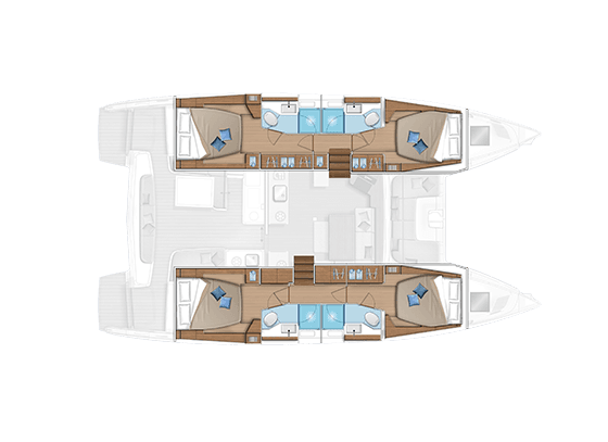 Lagoon 46 - 4 + 2 cab., picture 2