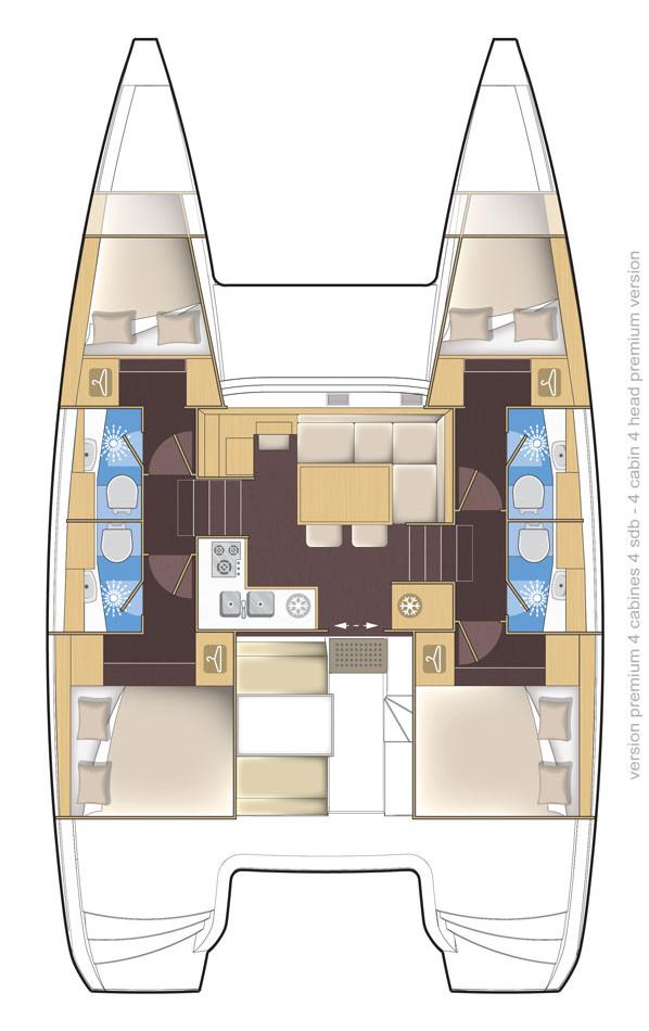 Lagoon 39 - 4 + 2 cab. - Lost Cat, picture 2
