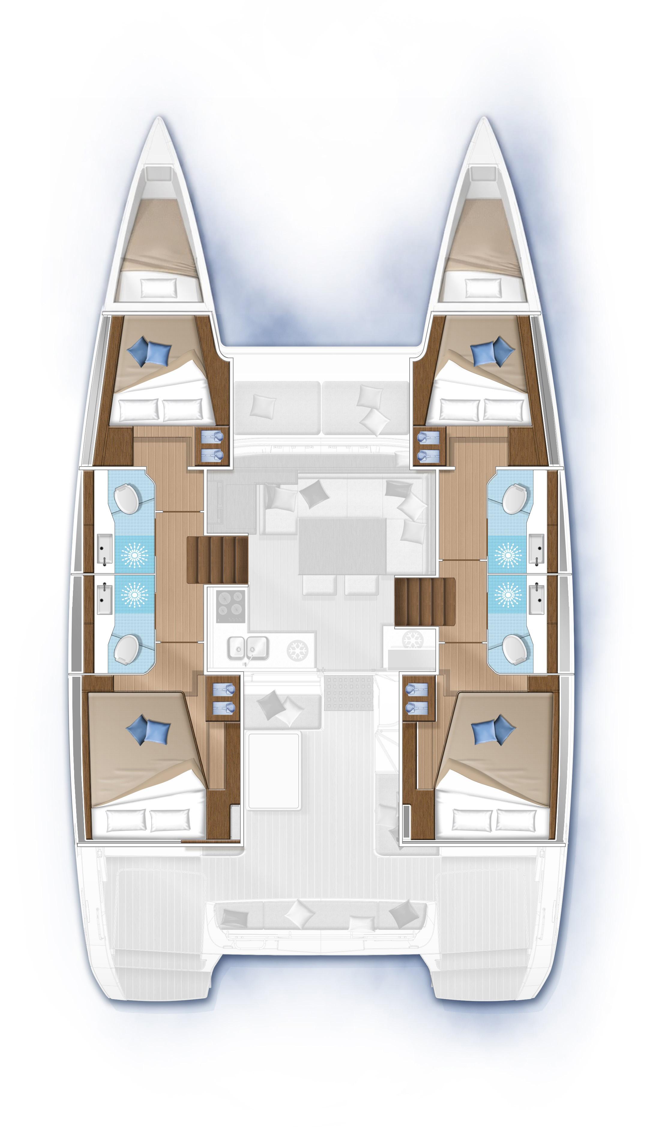 Lagoon 40 - 4 + 2 cab, picture 2