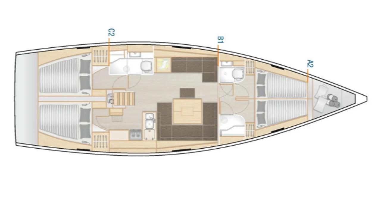 Hanse 458, picture 2