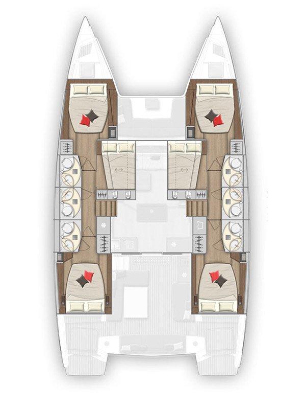 Lagoon 50 - 6 + 1 cab., picture 2