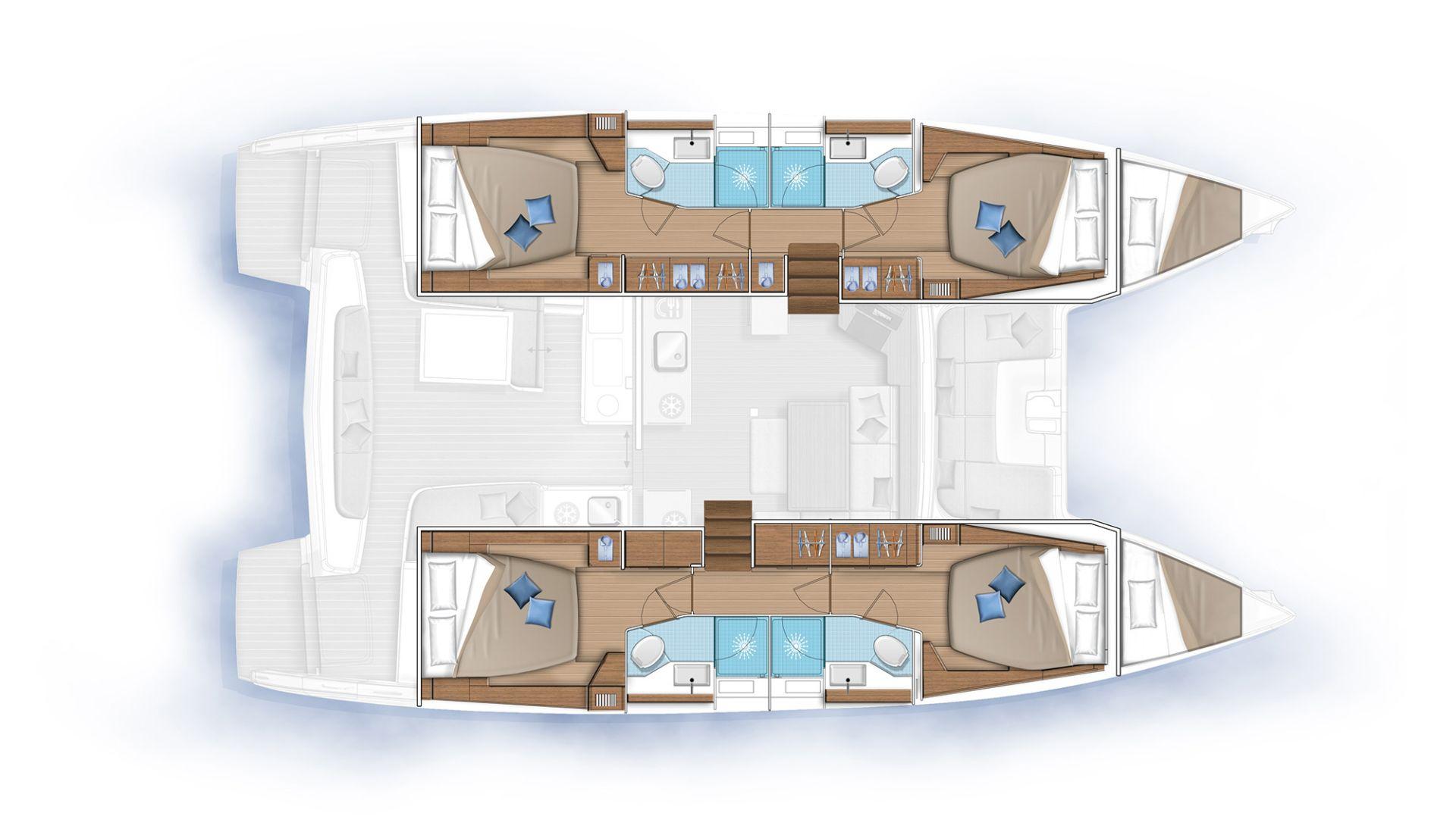 Lagoon 46 - 4 + 2 cab., picture 3