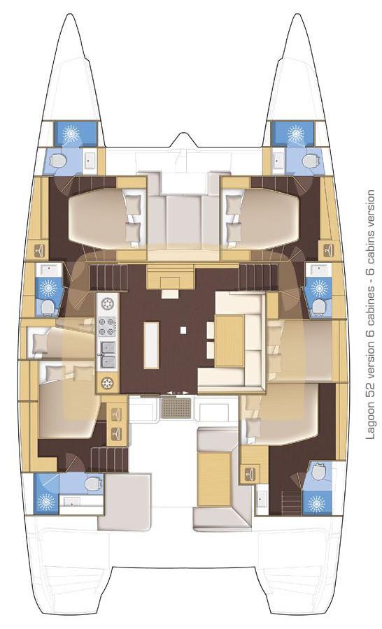 Lagoon 52 - 6 cab., picture 2