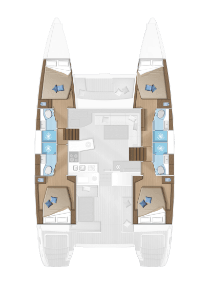 Lagoon 450 F - 4 + 2 cab., picture 2