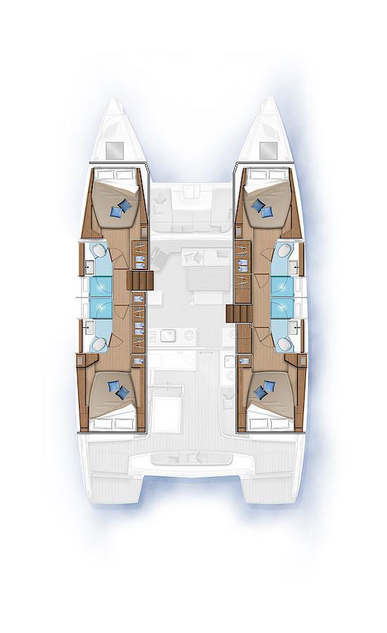 Lagoon 46 - 4 + 2 cab., picture 2
