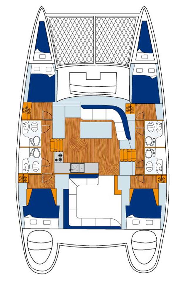 Lagoon 440 - 6 cab., picture 2