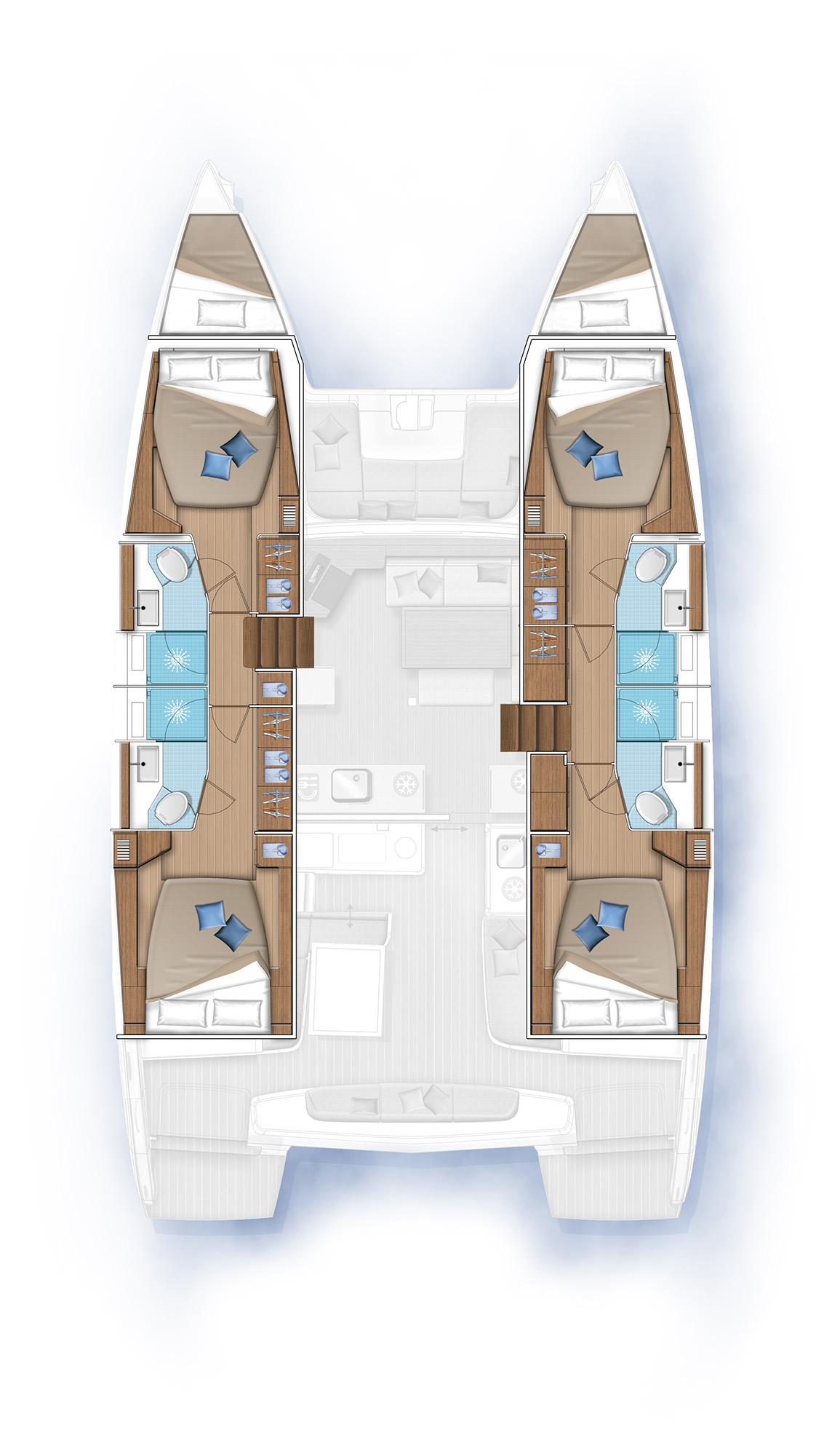 Lagoon 46 - 4 + 2 cab., picture 2