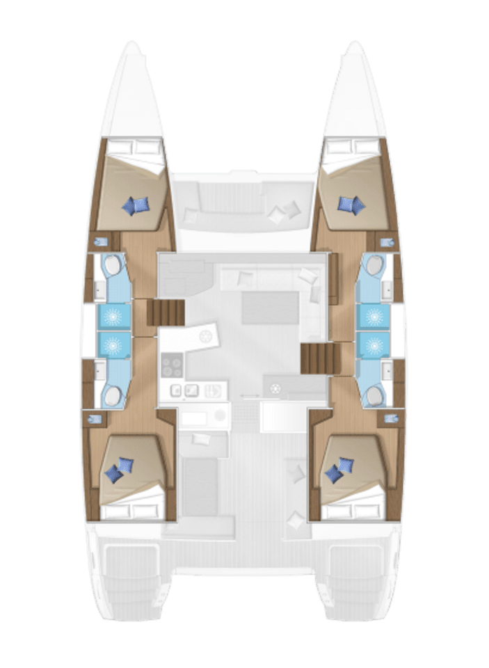 Lagoon 450 F - 4 + 2 cab. - Fo's, picture 2