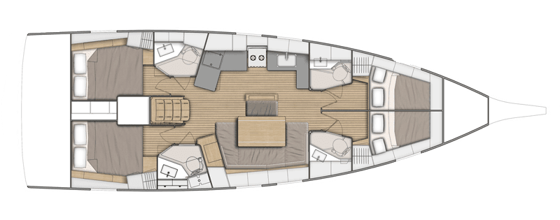 Oceanis 46.1 - 4 cab., picture 2