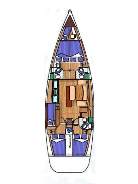 Cyclades 50.5 - 5 + 1 cab., picture 2