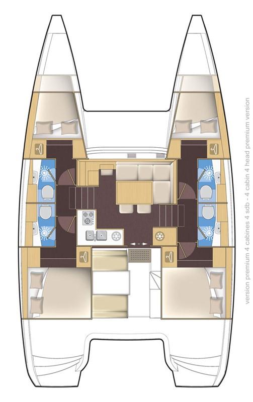 Lagoon 39 - 4 + 2 cab., picture 2
