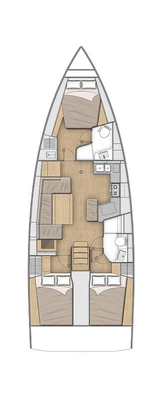 Oceanis 40.1 - 3 cab., picture 2