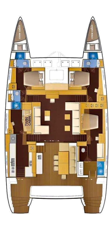 Lagoon 620 - 6 cab., picture 2