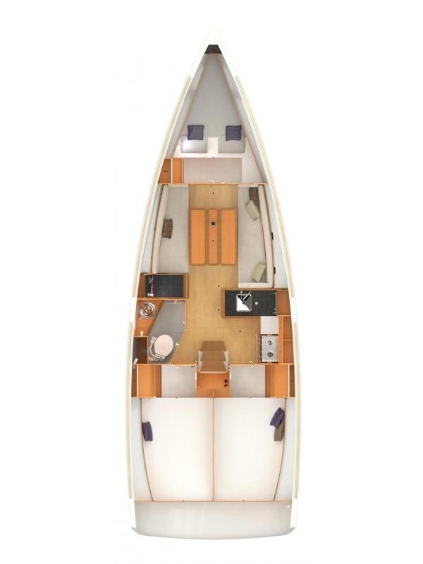 Sun Odyssey 349 - 3 cab., picture 2