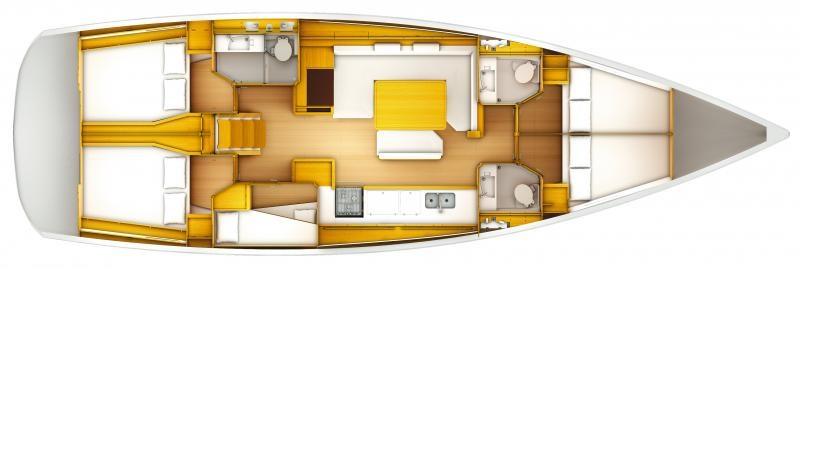 Sun Odyssey 519 - 5 cab. - Bianca, picture 2
