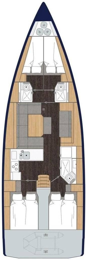 Bavaria C45 - 4 cab., picture 2