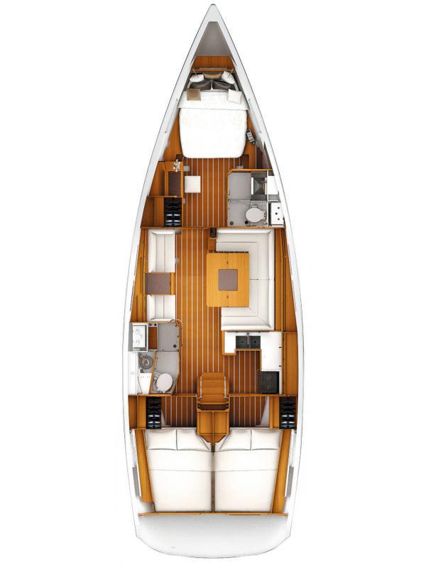 Sun Odyssey 449 - 3 cab., picture 2