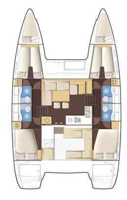 Lagoon 400 S2 - 4 + 1 cab., picture 2