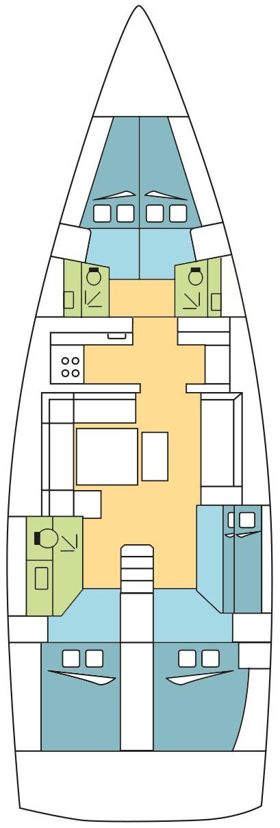 Dufour 500 GL - 5 cab. - RUBENS_DB, picture 2