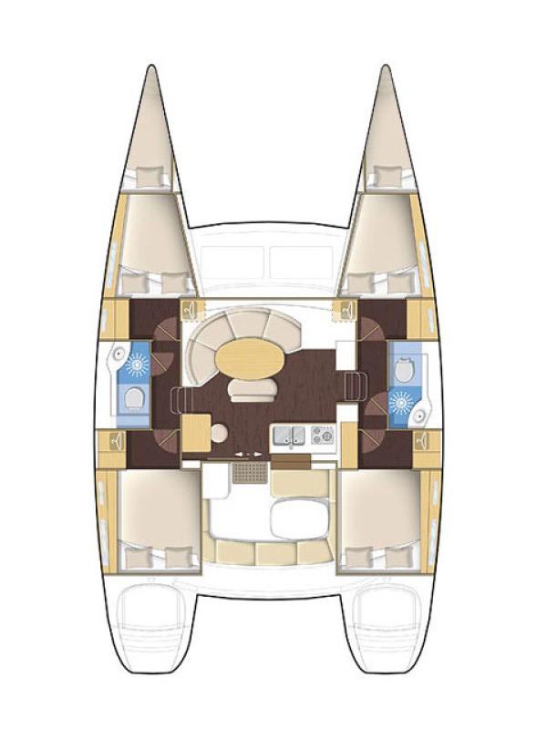 Lagoon 380 - 4 cab. - Gratia, picture 2