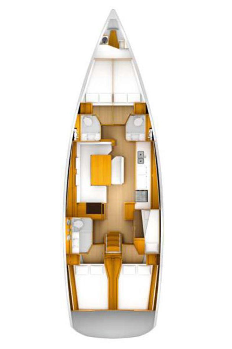 Sun Odyssey 509 - 5 + 1 cab., picture 2