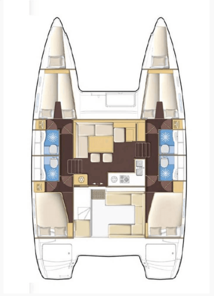 Lagoon 400 S2 - 4 + 2 cab., picture 2