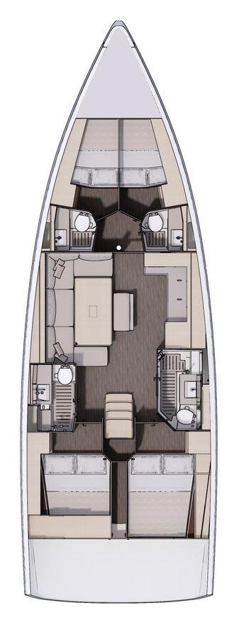 Dufour 470 - 4 cab., picture 2
