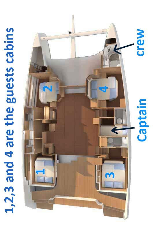Dufour 48 Catamaran - 5 + 1 cab. - Jovy, picture 2