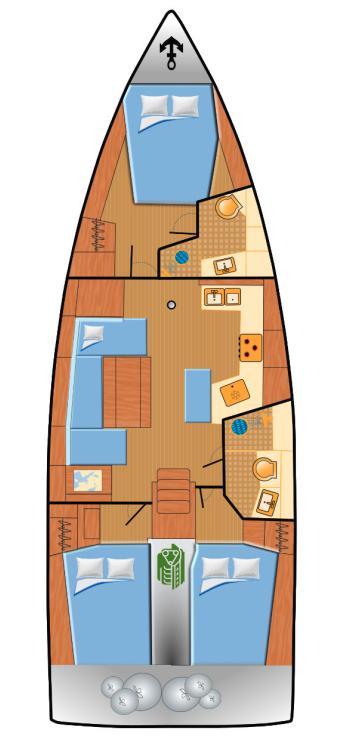 Oceanis 40.1 - 3 cab., picture 2