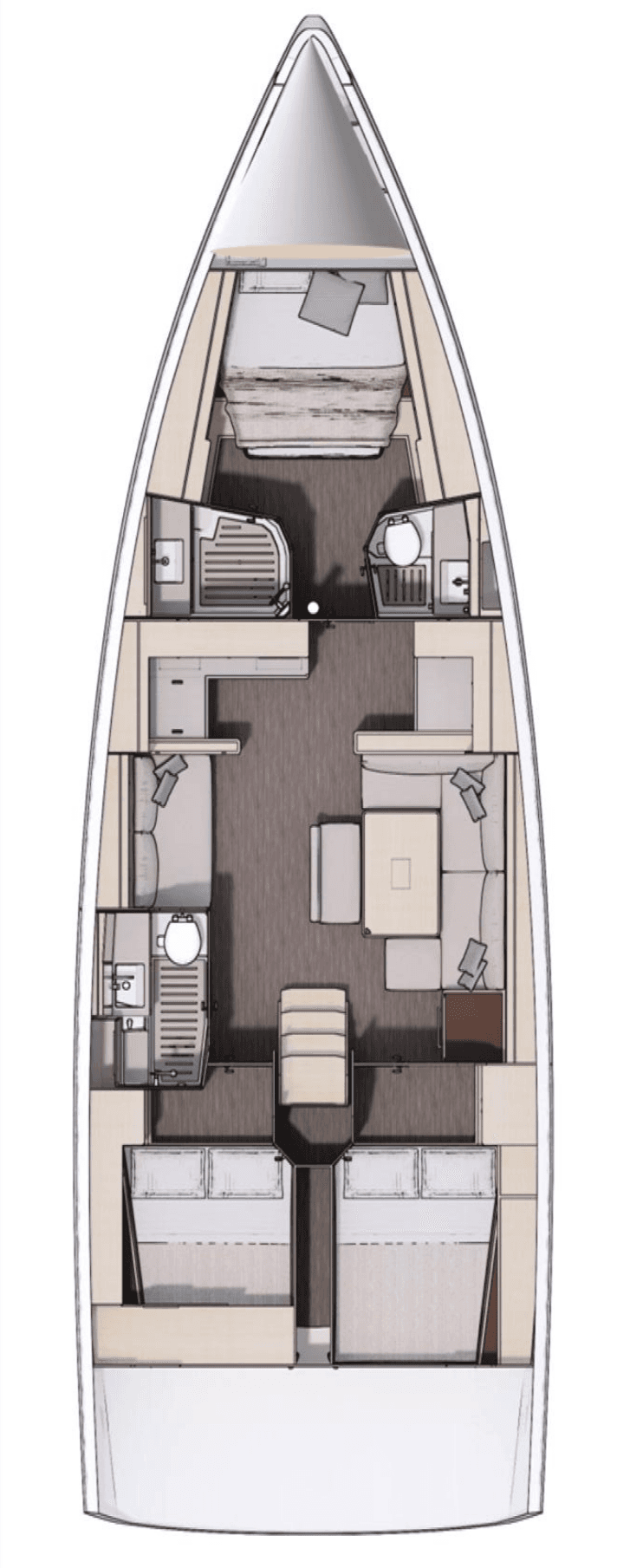 Dufour 470 - 3 cab., picture 2